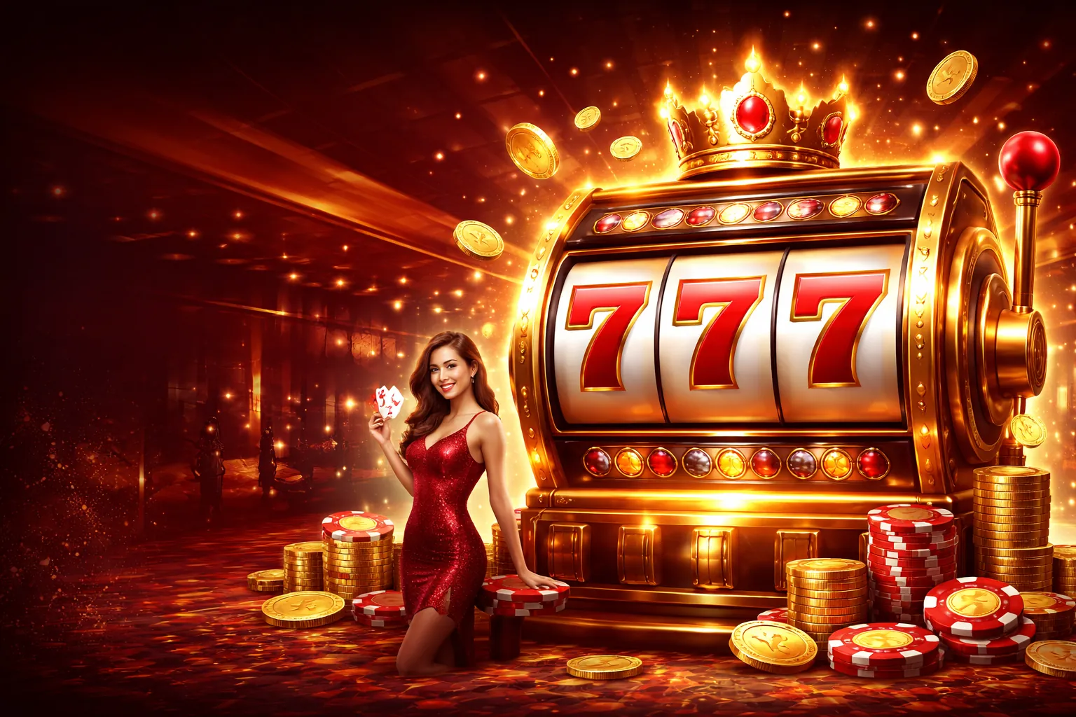 Hình ảnh quay hũ may mắn tại i9bet141 với biểu tượng tiền vàng và giải thưởng lớn